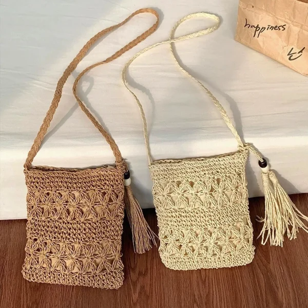 Small Rattan Shoulder Bag