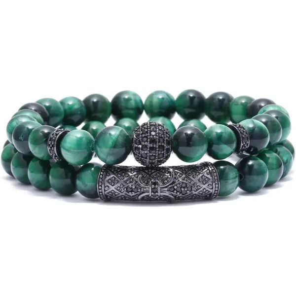 8mm Tiger Eye Natural Stone Bracelet