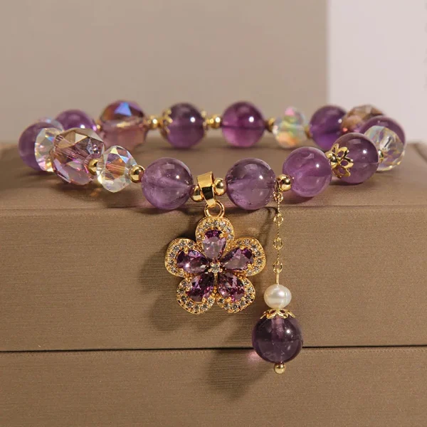 Natural Amethyst Bracelet for Women